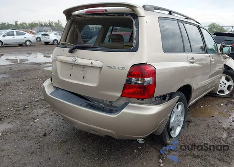 2004 Toyota Highlander Limited V6 z USA, uszkodzony, nr VIN JTEEP21A940004957